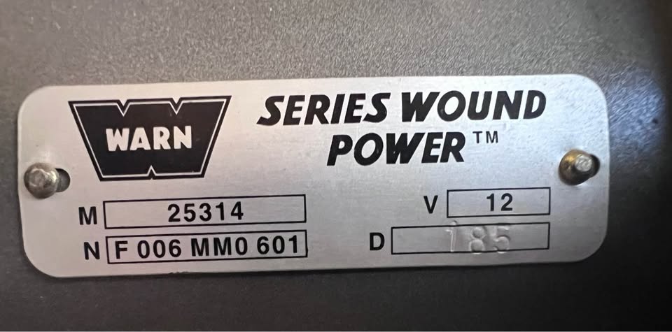 Warn Winch M6000 in Mesa, AZ (photo 3) — photo 3