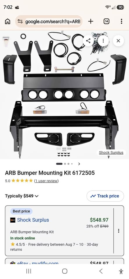 Arb bumper kit brand new 05 and up tacoma in Columbia Falls, MT (photo 1)