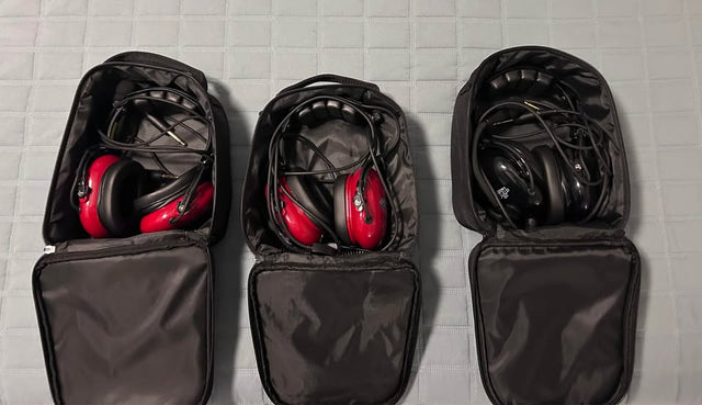 2 x Rugged Air Aviation YOUTH Headsets with Carrying Cases (2 youth ) — photo 2