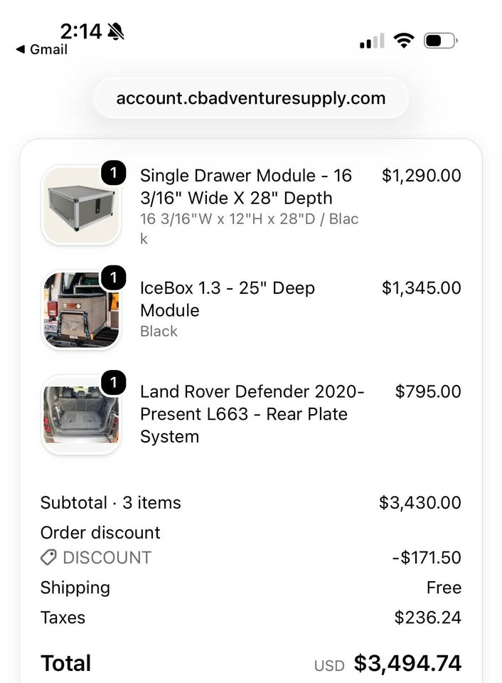 Goose Gear drawer system - Land Rover Defender 110 (photo 6) — photo 6