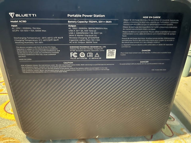 Bluetti 1800 W power station — photo 3