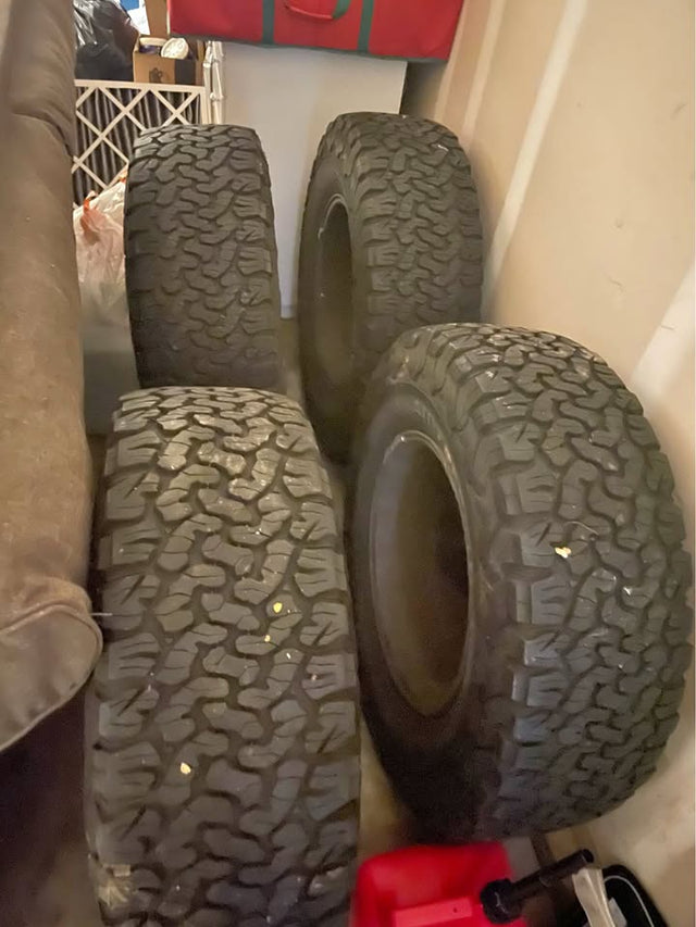 BFGoodrich All-Terrain T/A KO2 Tires LT285/70R17 with Black Rims in Covington, WA (photo 1)