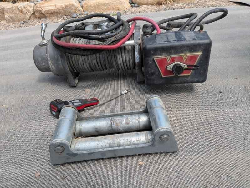 Warn CE M8000. 8k lbs winch with wireless controller (photo 4) — photo 4