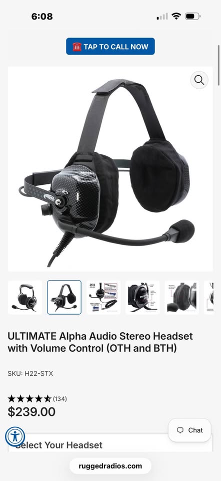 Two Headsets - Rugged Radios - Alpha Audio — photo 2