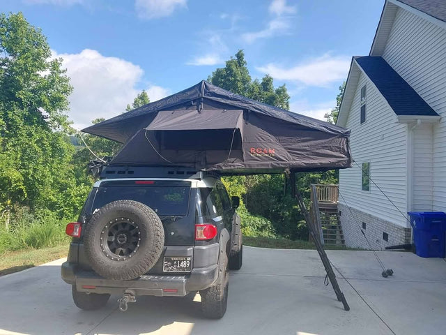 ROAM Vagabond XL Rooftop Tent Annex attachment included — photo 2