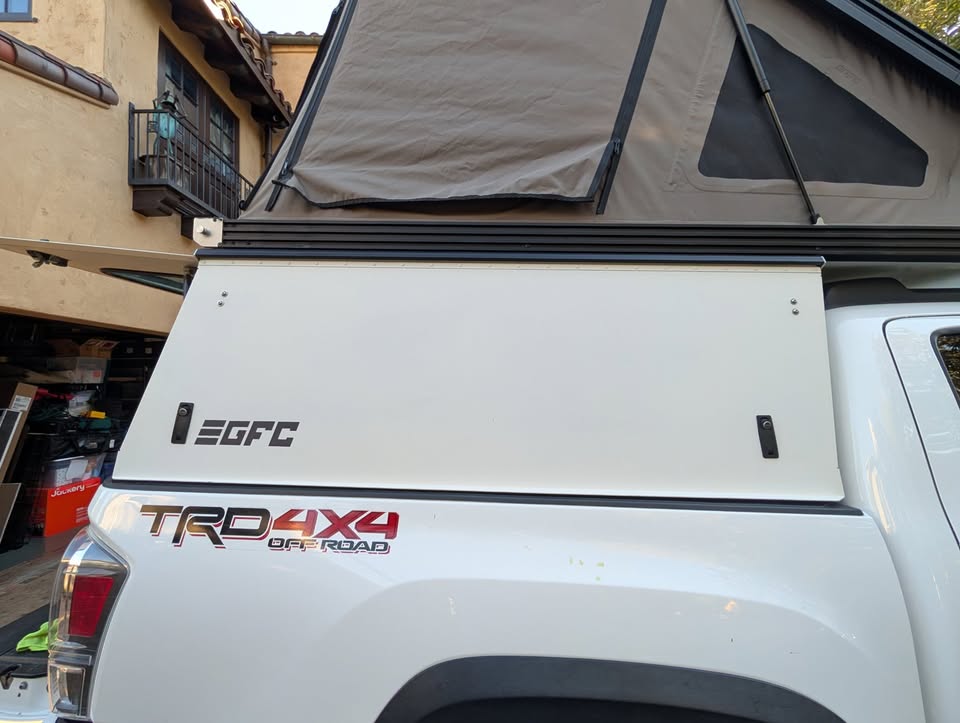 GFC V2 Camper, White, for 3rd Gen Tacoma w 5ft bed in Palo Alto, CA (photo 7) — photo 7
