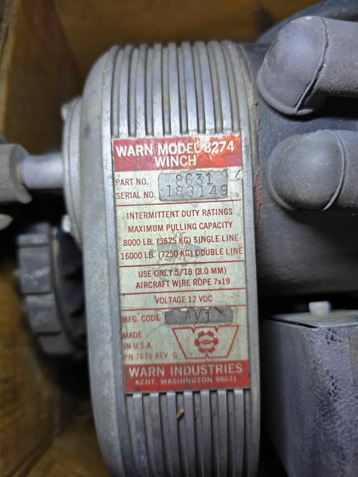 Warn winch 8274 in Stanwood, WA (photo 2) — photo 2