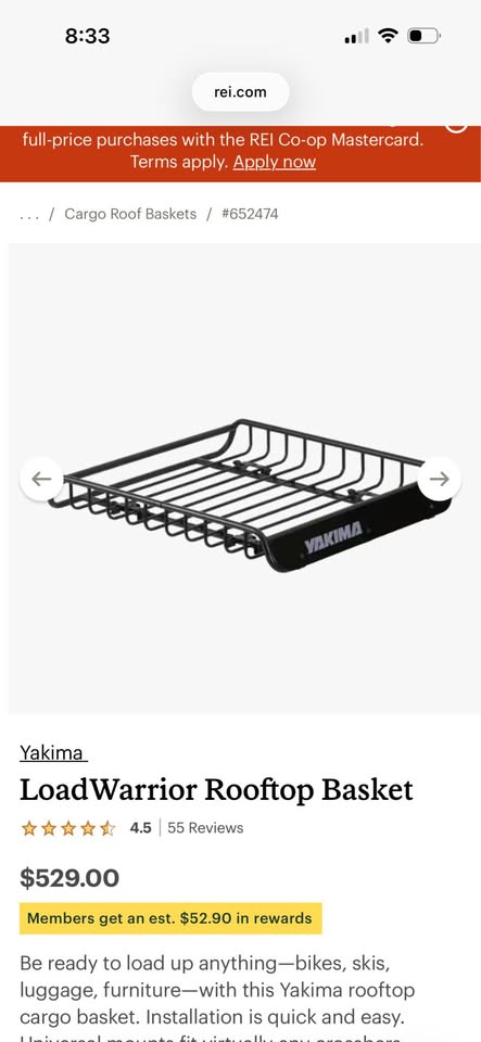 Yakima roof rack in Bumpass, VA (photo 2) — photo 2