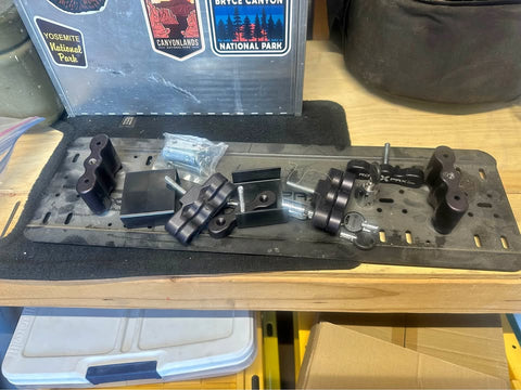 Rotopax mounts with locks