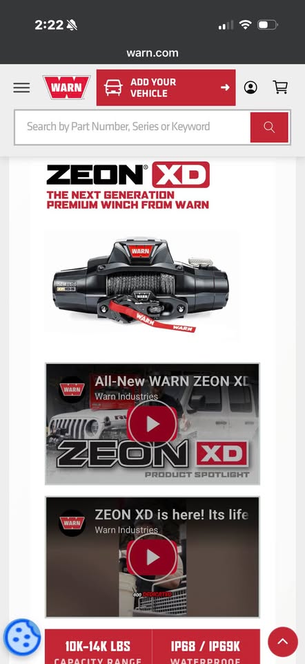WARN ZEON XD 10-s Winch in Prescott Valley, AZ (photo 4) — photo 4