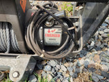 WARN x8000i winch on 1999 chevrolet brush guard. Used very little in Edgewood, WA (photo 4)