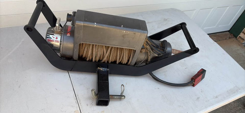 Warn XD9000 Winch with Hitch Mount in Camino, CA (photo 4) — photo 4
