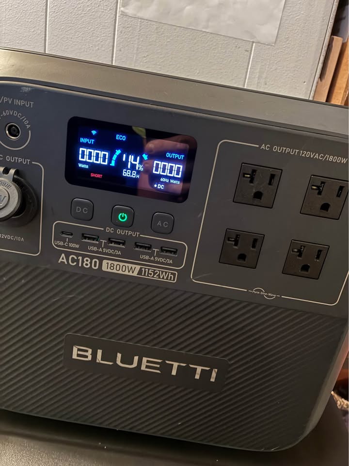 Bluetti ac180 in Rochester, NY (photo 3)