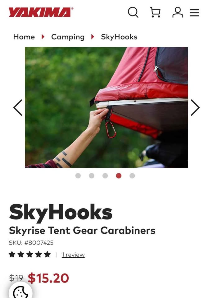 Yakima Skyrise HD Roof Top Tent With Extras in Wilton, CA (photo 8) — photo 8