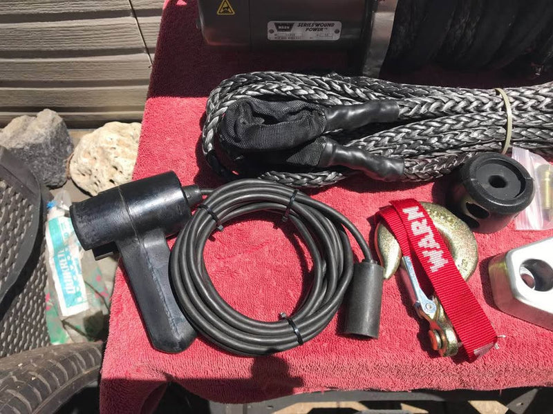 Warn M8000 Winch with Synthetic Rope and 25’ Rope Extension in Salinas, CA (photo 2) — photo 2