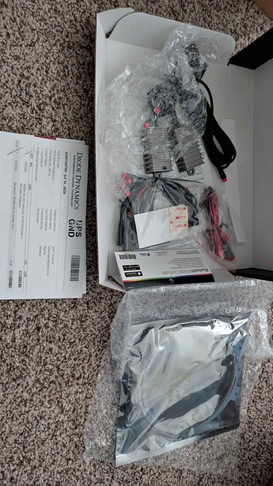 Diode Dynamics RGBW HD LED Halo kit with Bluetooth RGBW controller - new - Jeep JL 2018+ in Charlotte, NC (photo 1) — photo 1