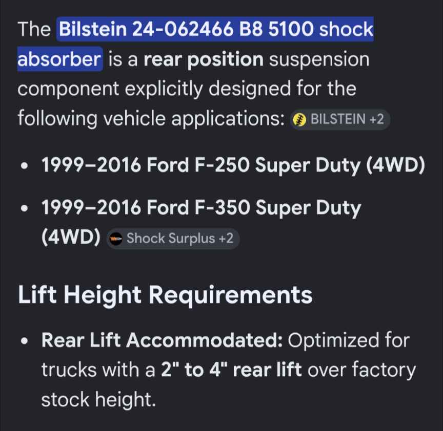 Bilstein shocks 2-4" lifted F250/350 trucks in Tucson, AZ (photo 6)