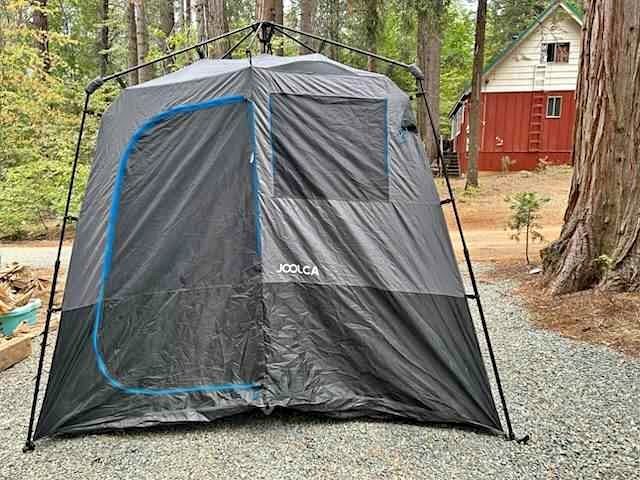 Joolca double shower stall pop-up tent in Auburn, CA (photo 1)