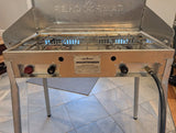Camp Chef Mountaineer Aluminum Stove + Legs, Leg Bag & Hose – Lightly Used 1 Season in Arvada, CO (photo 3)