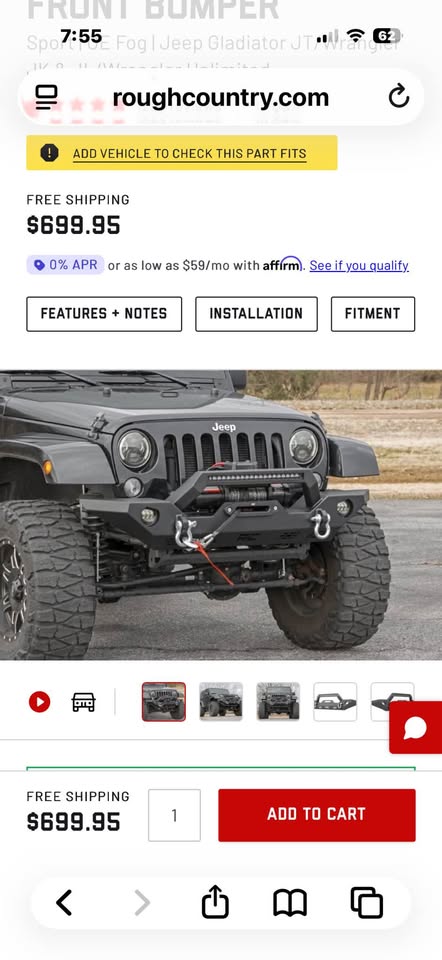 Smittybilt Stryker Front Bumper in Aurora, CO (photo 2)