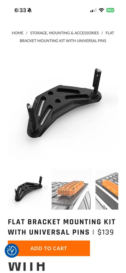 Maxtrax traction board mounts with pins in Wilsonville, OR (photo 3)