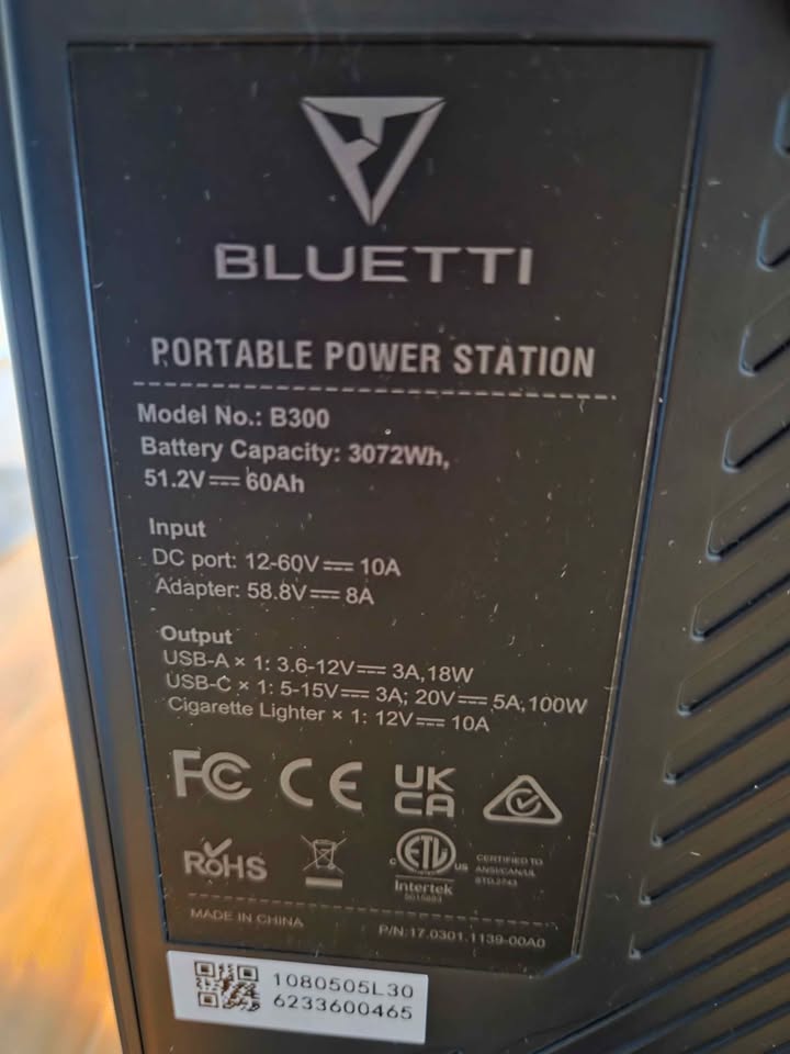 BLUETTI AC300 & B300 Portable Power Station in Coupeville, WA (photo 5) — photo 5