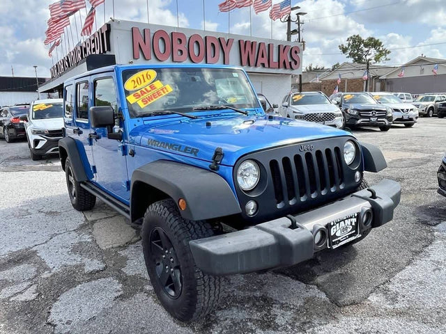 2016 Jeep Wrangler Unlimited Black Bear 4x4 4dr SUV in Houston, TX (photo 1)