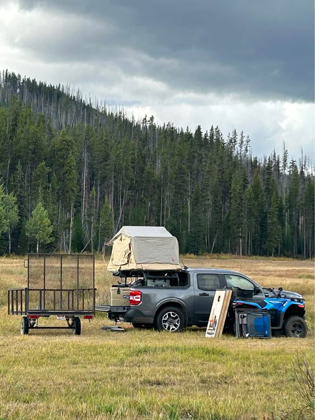 Truck rack and tent — photo 2