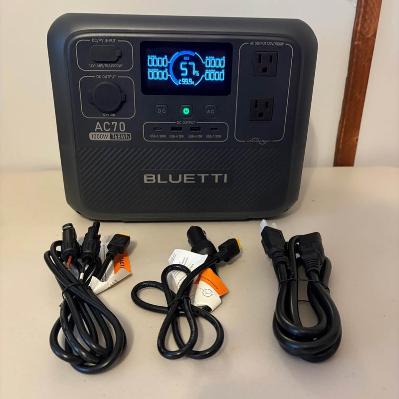 BLUETTI AC70 Portable Power Station in Tifton, GA (photo 5) — photo 5