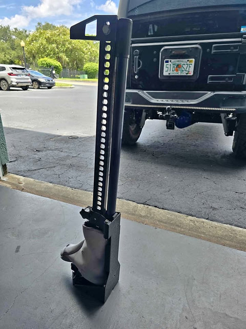 Hi-lift UTV Jack with support for jeep wrangler jk