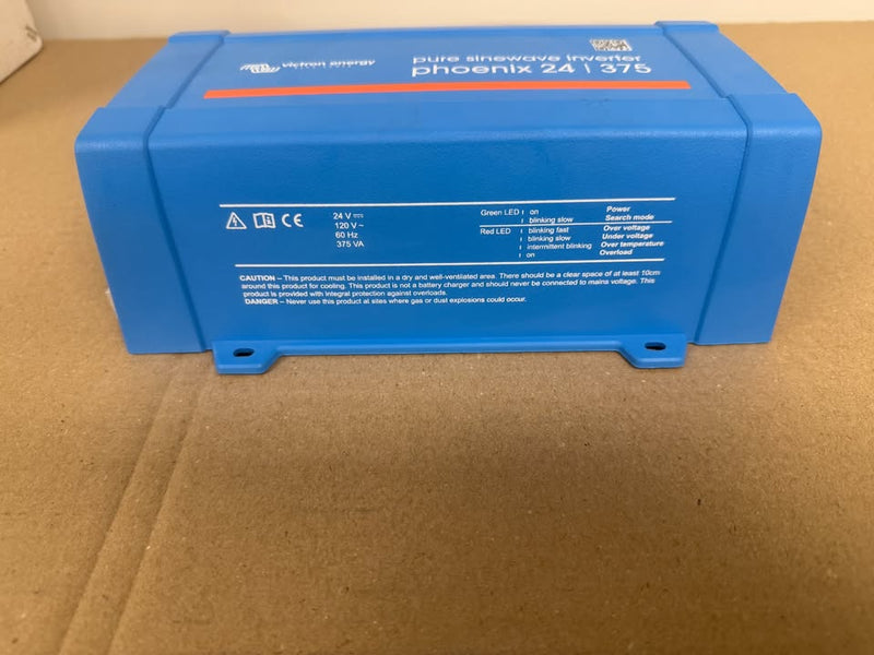 VICTRON PIN[hidden information] Victron Energy Phoenix Inverter 24/375 120V VE.Direct NEMA 5-15R in Boulder, CO (photo 3) — photo 3