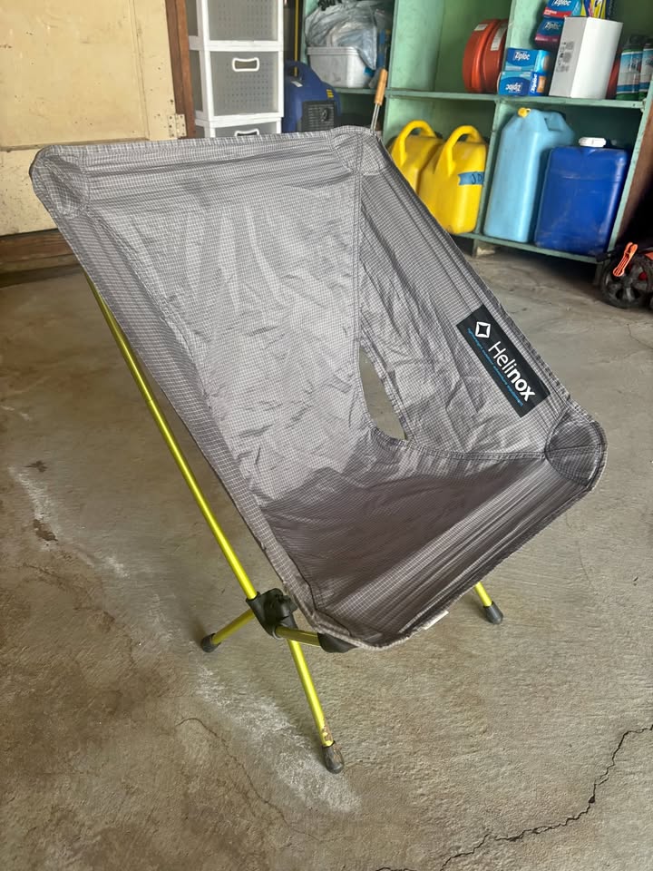 Backpacking Helinox Chair Zero — Yellow Frame, Lightly Used in Oakland, CA (photo 1) — photo 1