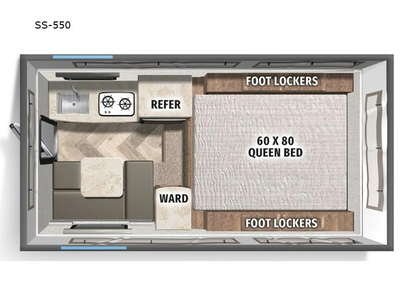 2026 Forest River RV Palomino Backpack Edition SS-550 in Hayden, ID (photo 2)