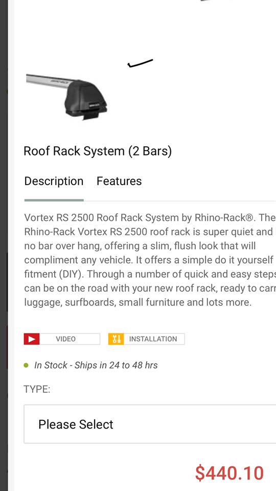 Rhino Rack Roof Rack in Killeen, TX (photo 4) — photo 4