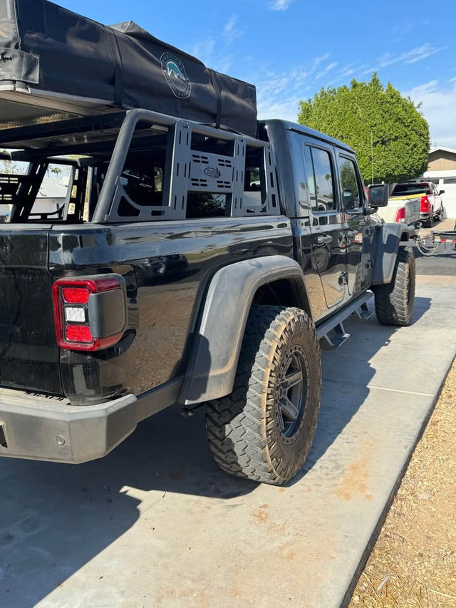 Overland Bed Rack + Overland Vehicle Systems Roof top tent — photo 2
