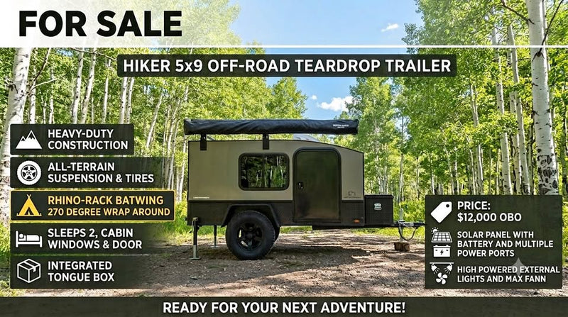 5x9 Hiker Mid- Range Overland Trailer in Rexburg, ID (photo 1) — photo 1