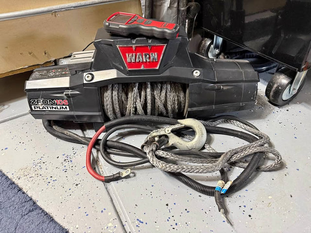 Warn Winch 10K-S Platinum and Jeep JL JLU Mounting Plate and Brush Bar in Peyton, CO (photo 1)