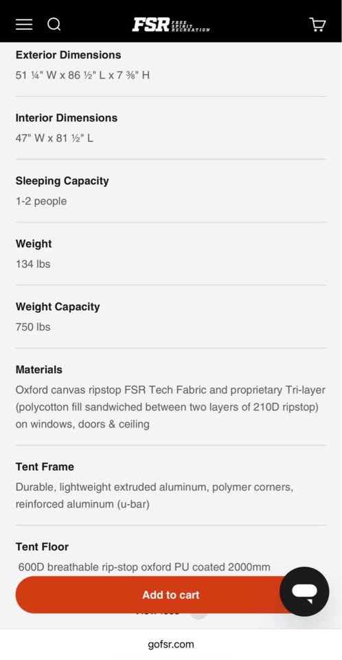 Freespirit Recreation Odyssey V2 Standard Rooftop Tent (photo 9) — photo 9