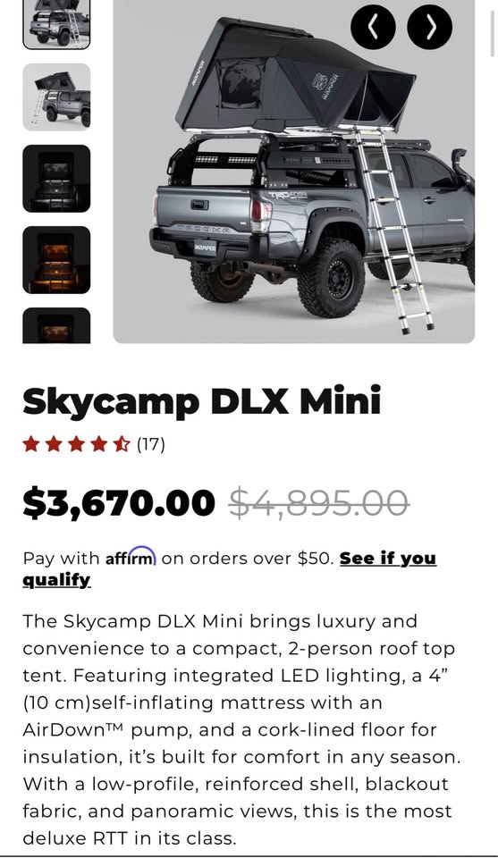 iKamper Skycamp DLX Mini in Anaheim, CA (photo 4) — photo 4