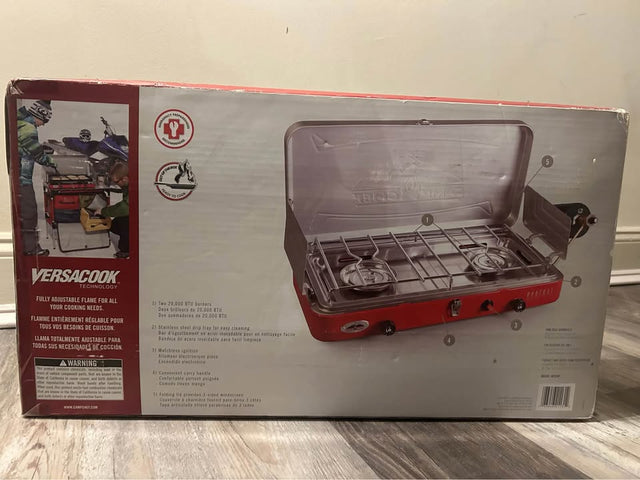 Never Used Camp Chef Everest 2-burner camping stove — photo 2