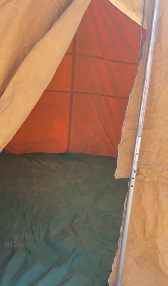 Vintage Coleman spring bar 8 x 11 canvas tent in Draper, UT (photo 7) — photo 7
