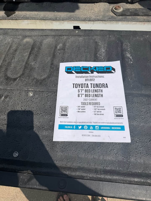 DECKED Truck Bed Drawer System - 2007-2021 Toyota Tundra (6.6' Bed) — photo 2