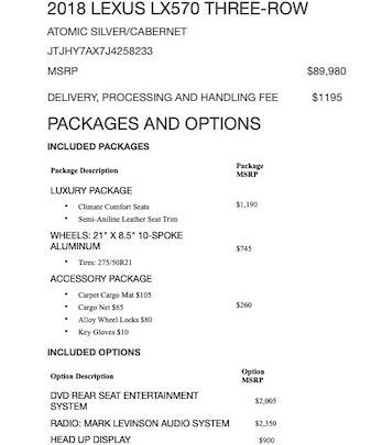 Lexus LX570 34k Miles Luxury Package w/Entertainment System Excellent in Sewell, NJ (photo 2) — photo 2