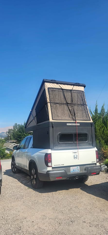 Oru Designs USA Truck Camper Shell with Pop-Up Tent — photo 2
