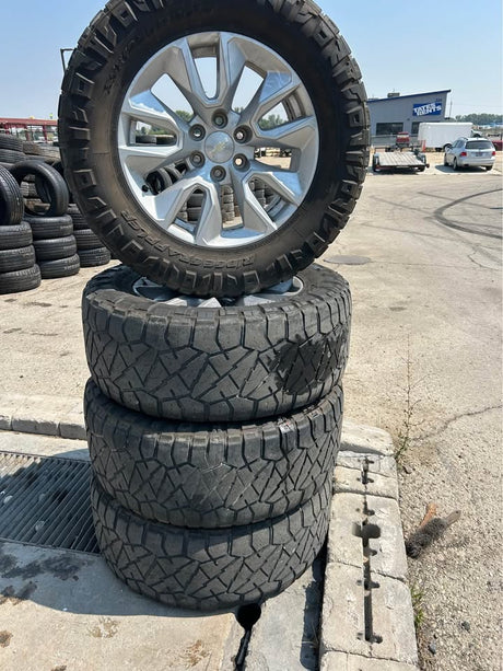 Chevrolet Wheels with 35x12.50R20LT Nitto Ridge Grappler Tires in Nampa, ID (photo 2)