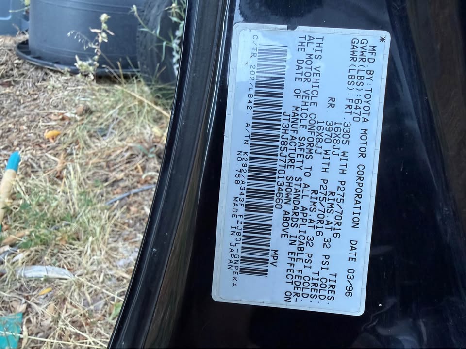 1996 Toyota Landcruiser · Sport Utility 4D in Calpine, CA (photo 10) — photo 10