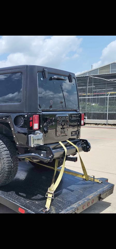 Very rare aev Jeep jk factory rear bumper and hitch