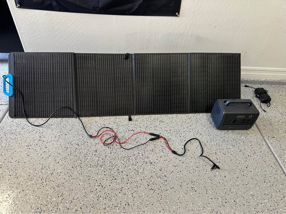 BLUETTI EB70S Portable Power Station with PV200 Solar Panels in Peoria, AZ (photo 3) — photo 3