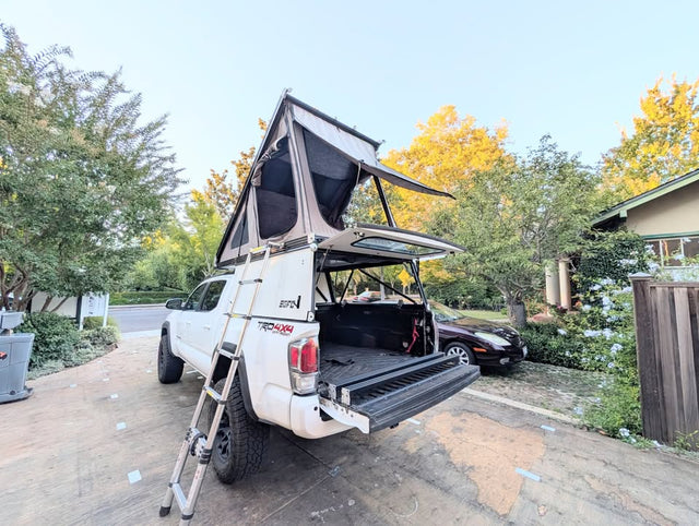 GFC V2 Camper, White, for 3rd Gen Tacoma w 5ft bed — photo 2