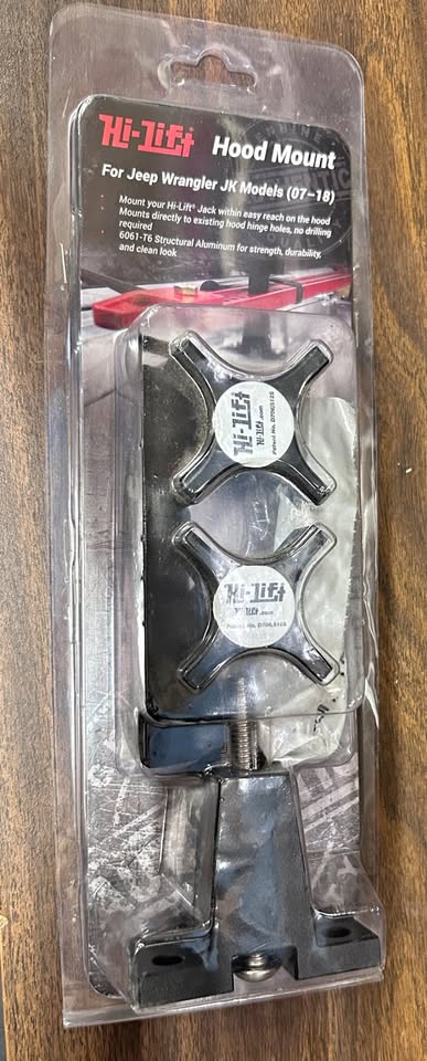 HI-LIFT JACK HOOD MOUNT JEEP JK 2007-2018 BRAND NEW IN PACKAGE in Cheney, WA (photo 1)